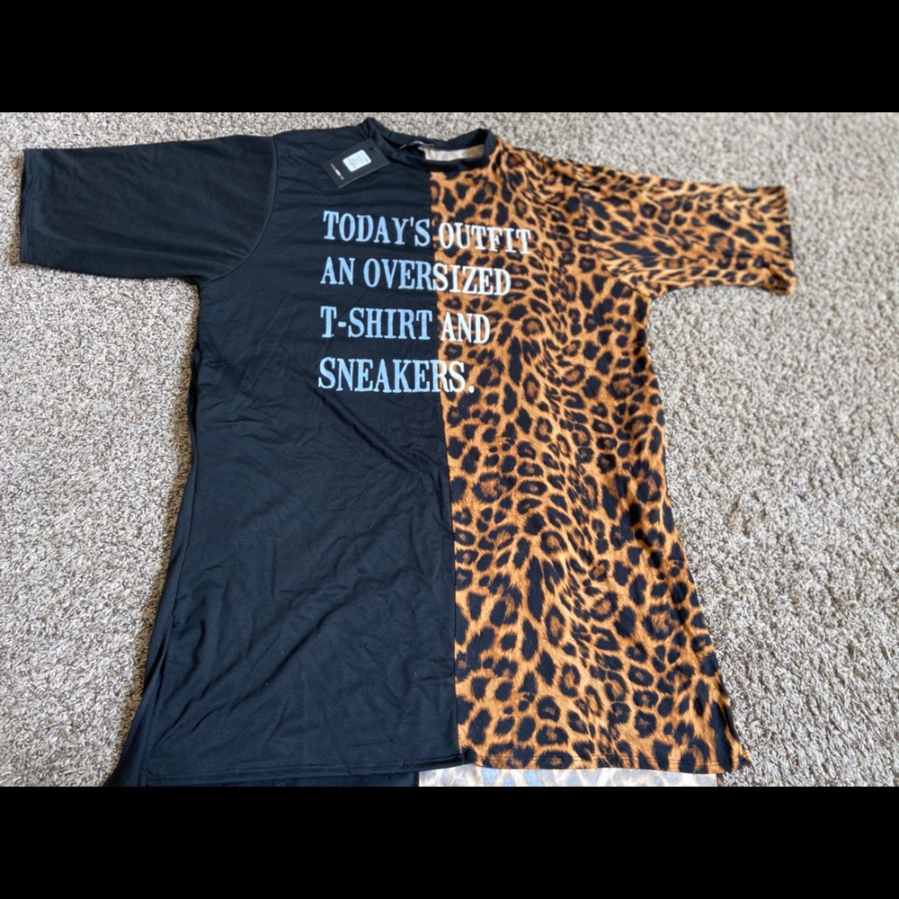 Fashion Nova Oversized T-shirt.